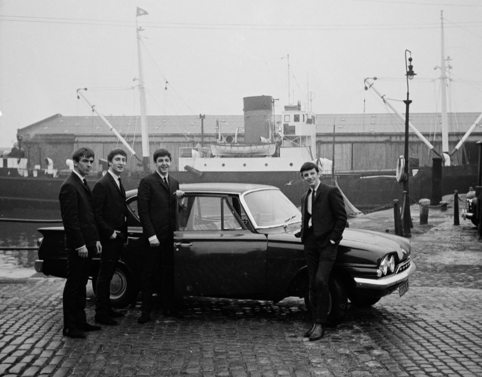 The Beatles i Liverppols hamnområde 1962