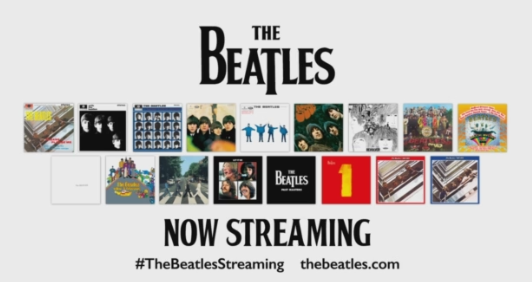 The Beatles Now Streaming